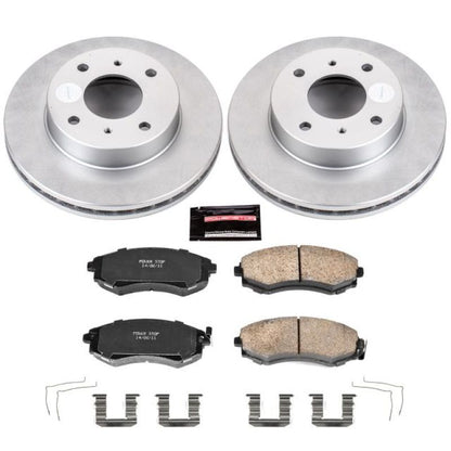 Power Stop 91-96 Infiniti G20 Front Z17 Evolution Geomet Coated Brake Kit