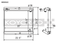 Koyo 89-92 Mazda RX-7 1.3L Late FC Chassis Turbo & Non Turbo Radiator