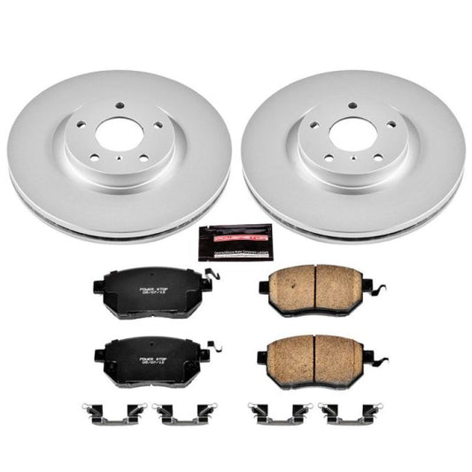 Power Stop 07-08 Nissan Maxima Front Z17 Evolution Geomet Coated Brake Kit