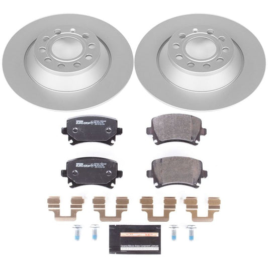 Power Stop 05-11 Audi A6 Rear Euro-Stop Brake Kit