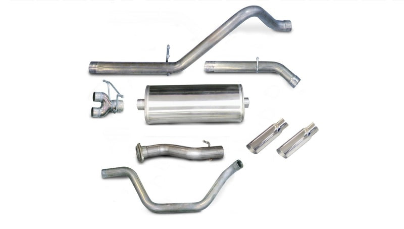 Corsa 2007-2008  Chevrolet Silverado Crew Cab/Short Bed 1500 5.3L V8 Polished Sport Cat-Back Exhaust