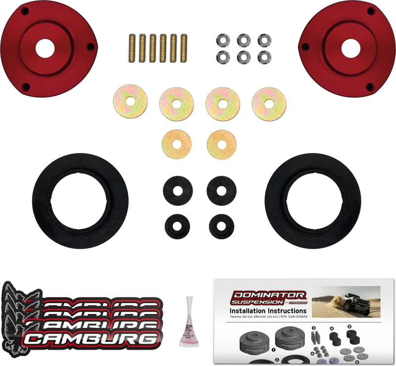 Camburg 05-23 Toyota Tacoma / 03-24 Toyota 4Runner Dominator Preload Spacer Kit