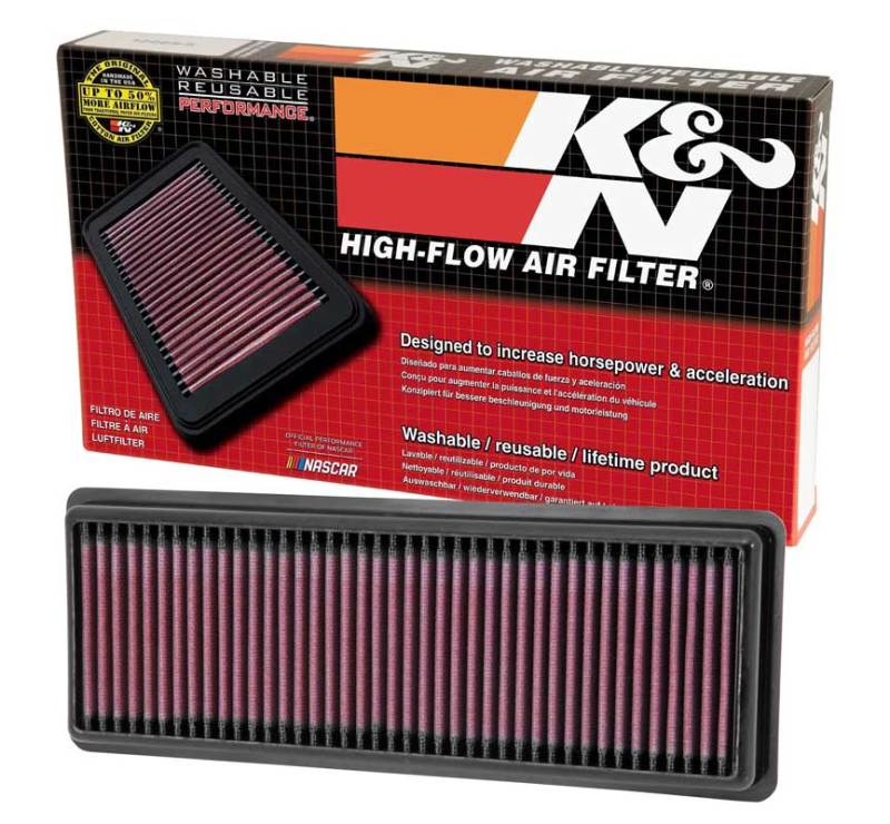 K&N 12 Fiat 500 Abarth 1.4L Replacement Air Filter