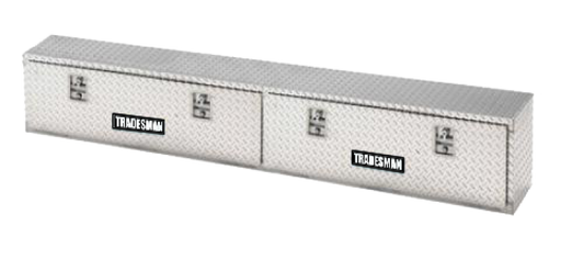 Tradesman Aluminum Top Mount L-Wing Box (96in.) - Brite