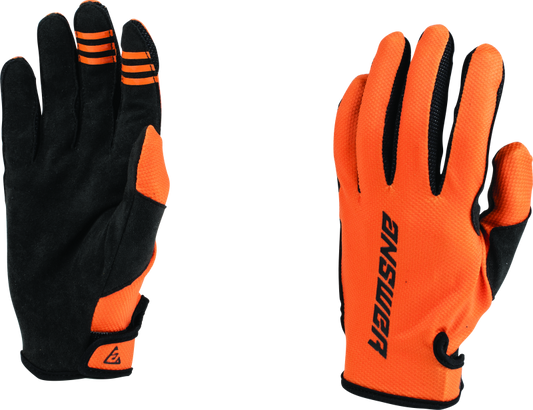 Answer 23 Ascent Glove Orange/Black - Medium