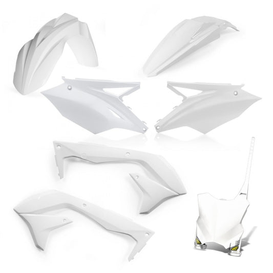 Cycra 16-18 Kawasaki KX450F 5-Pc Replacement Kit - White