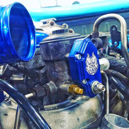 Sinister Diesel 03-07 Ford Powerstroke 6.0L Blue Spring Kit with Adjustable Billet Spring Housing