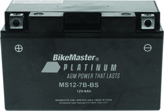 BikeMaster AGM Battery - MS12-7B-BS