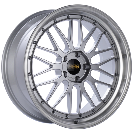 BBS LM 19x9.5 5x120 ET35 Diamond Silver Center Diamond Cut Lip Wheel -82mm PFS/Clip Required