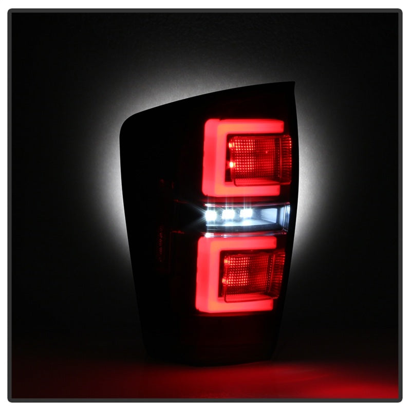 Spyder 16-17 Toyota Tacoma LED Tail Lights - Black (ALT-YD-TT16-LED-BK)