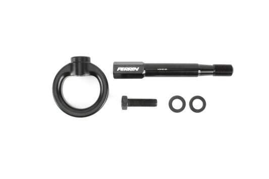 Perrin 18-21 WRX/STI / 13-20 BRZ / 17-20 Toyota 86 Front Tow Hook Kit - Flat Black