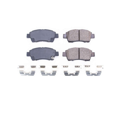 Power Stop 2000 Toyota Echo Front Z17 Evolution Ceramic Brake Pads w/Hardware