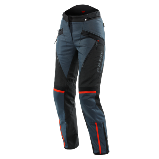 Dainese Tempest 3 Lady D-Dry Pants Ebony/Black/Lava-Red Size - 40