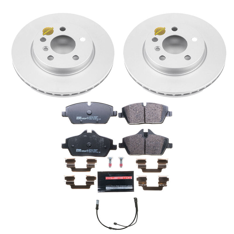 Power Stop 14-16 Mini Cooper Front Euro-Stop Brake Kit