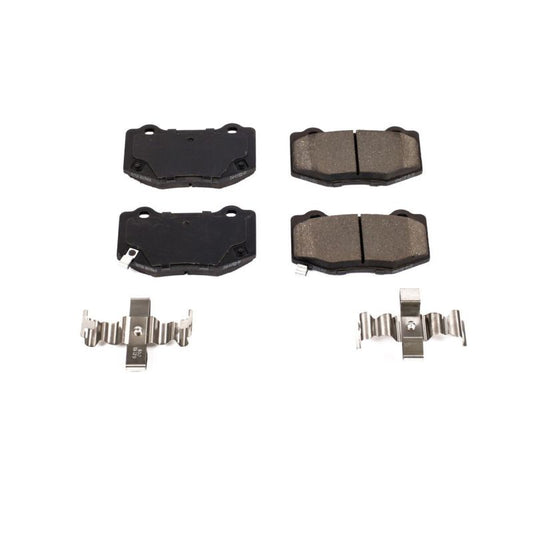 Power Stop 16-19 Cadillac ATS Rear Z17 Evolution Ceramic Brake Pads w/Hardware