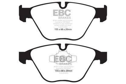 EBC 10-12 BMW 335i xDrive (E90/E92) Bluestuff Front Brake Pads