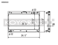 Koyo 99-05 Mazda MX-5 Miata 1.8L (MT) Radiator