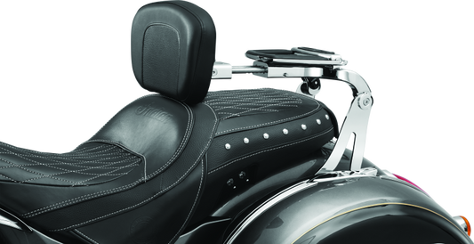 Kuryakyn Fixed Mounts Multi-Purpose Driver & Passenger Backrest 14-22 Indian Models Chrome