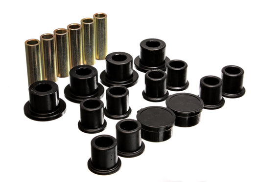 Energy Suspension 98-11 Ford Ranger Black Rear Leaf Spring Bushing Set