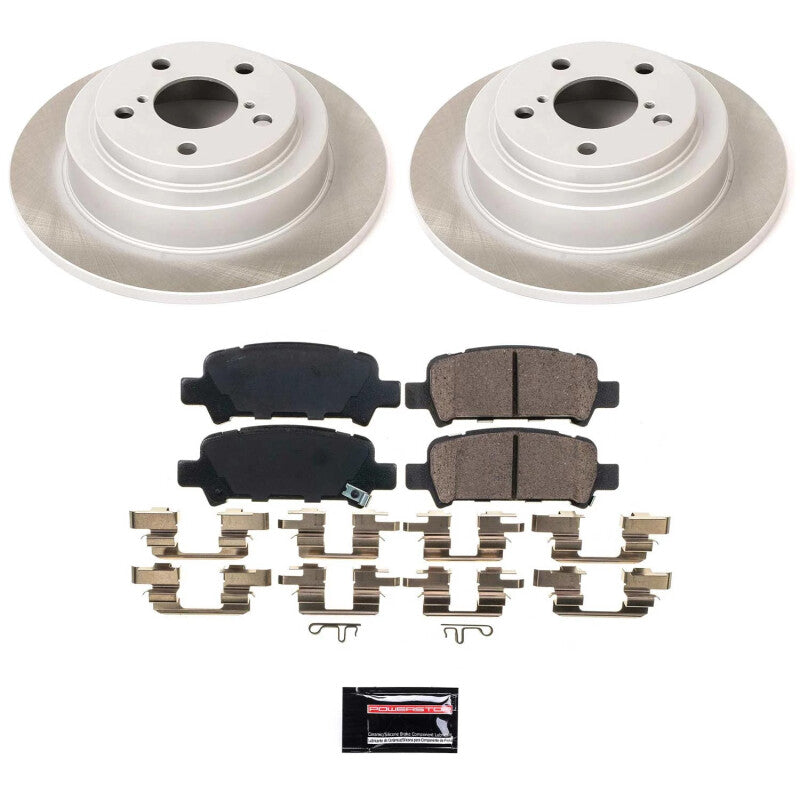 Power Stop 98-03 Subaru Impreza Rear Semi-Coated Rotor Kit