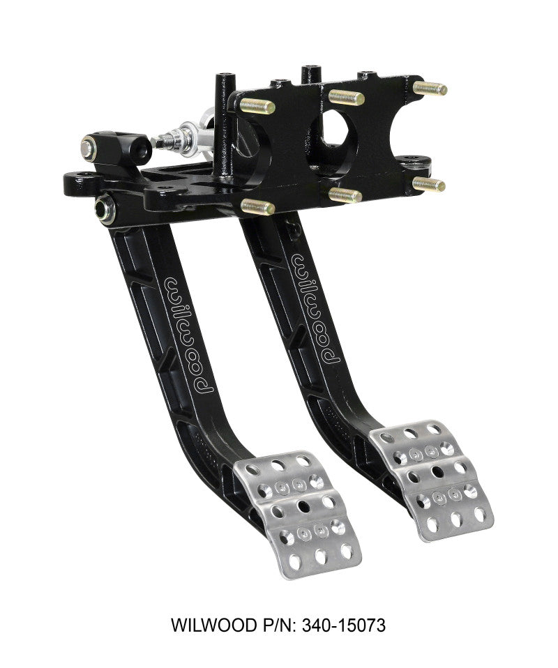 Wilwood Adjustable-Trubar Dual Pedal - Brake / Clutch - Rev. Swing Mount - 5.1:1