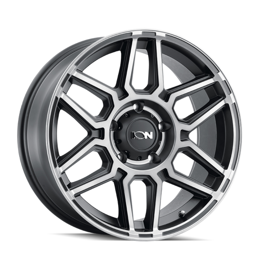 ION Type 146 20x9 / 5x150 BP / 18mm Offset / 110mm Hub Matte Black W/Machined Dart Tint Wheel