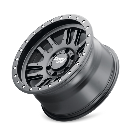 Dirty Life 9309 Canyon Pro 17x9/6x135 BP/0mm Offset/87.1mm Hub Matte Black Wheel - Beadlock