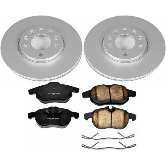 Power Stop 03-11 Saab 9-3 Front Z23 Evolution Sport Coated Brake Kit