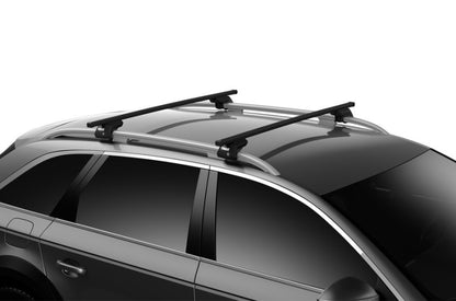 Thule SquareBar 135 Load Bars for Evo Roof Rack System (2 Pack / 53in.) - Black