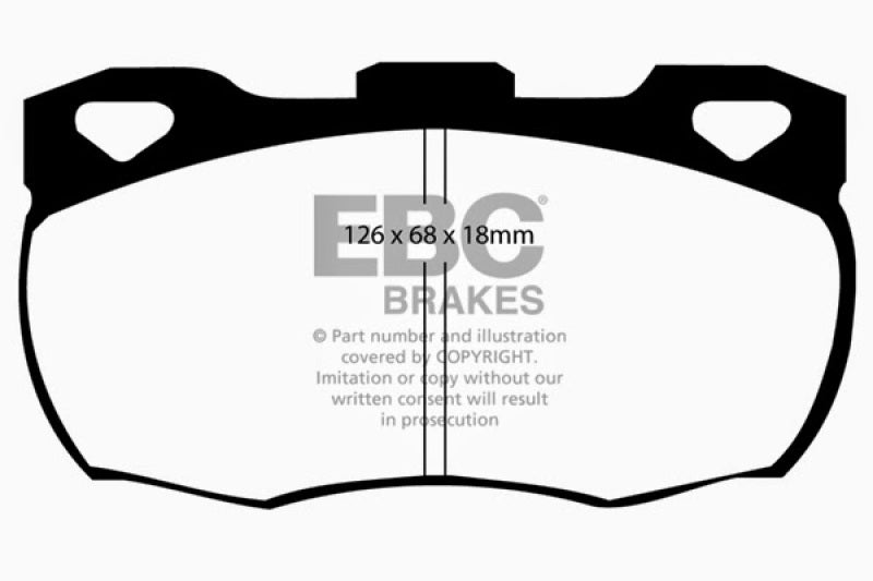 EBC 92-97 Land Rover Defender Yellowstuff Front Brake Pads