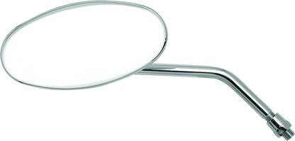 BikeMaster Adjustable Oval Mirror 10mm - Each -Chrome