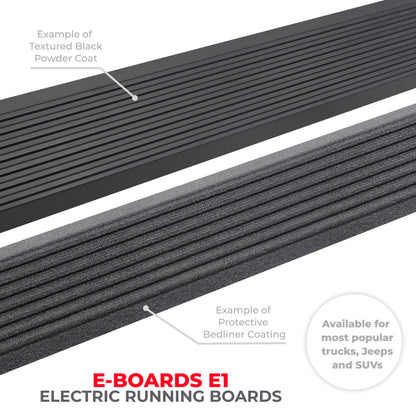 RealTruck 11-22 Ram 2500/3500 CC 4dr VoltStep Electric Running Board Kit - Bedliner Coating