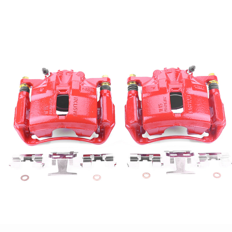 Power Stop 91-95 Acura Legend Front Red Calipers w/Brackets - Pair