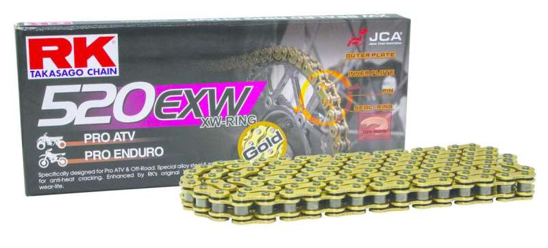 RK Chain GB520EXW-116L XW-Ring - Gold