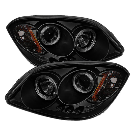 Spyder Chevy Cobalt 05-10 Projector Headlights LED Halo LED Blk Smke PRO-YD-CCOB05-HL-BSM