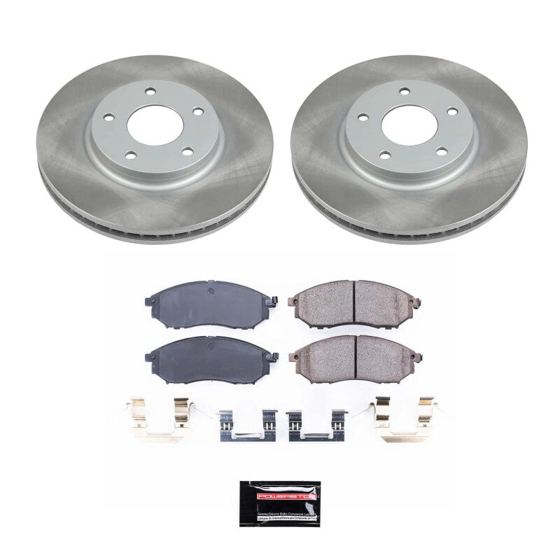 Power Stop 02-06 Infiniti Q45 Front Semi-Coated Rotor Kit