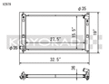 Koyo 08-09 Mitsubishi Evolution X (AT/MT) / Ralliart Turbo Radiator