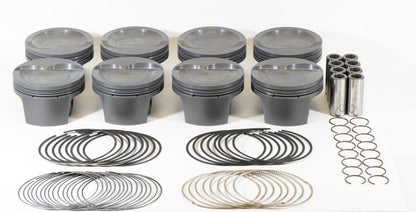 Mahle MS Piston Set SBF 392ci 4.030in Bore 3.85in Stroke 5.956in Rod .912 Pin -26cc 9.1 CR Set of 8