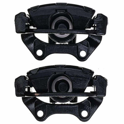 Power Stop 06-11 Cadillac DTS Rear Black Caliper - Pair w/Bracket