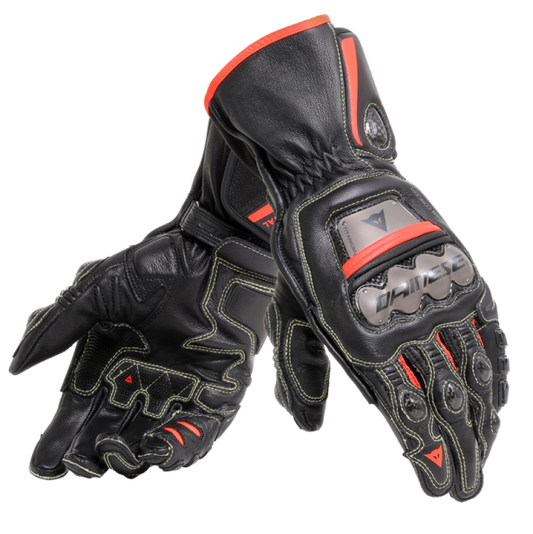 Dainese Full Metal 6 Gloves Black/Red - Small