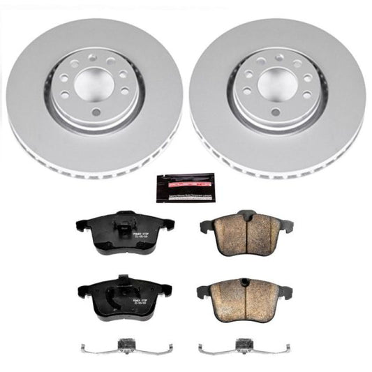 Power Stop 06-11 Saab 9-3 Front Z23 Evolution Sport Coated Brake Kit