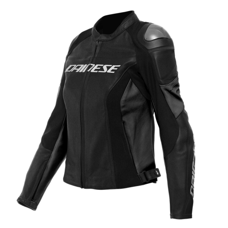 Dainese Racing 4 Lady Leather Jacket Perforated Black/Black Size - 48