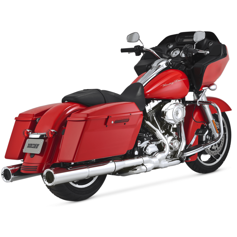 Vance & Hines HD Dresser 17-22 Hi-Output S/O Chrome Slip-On Exhaust