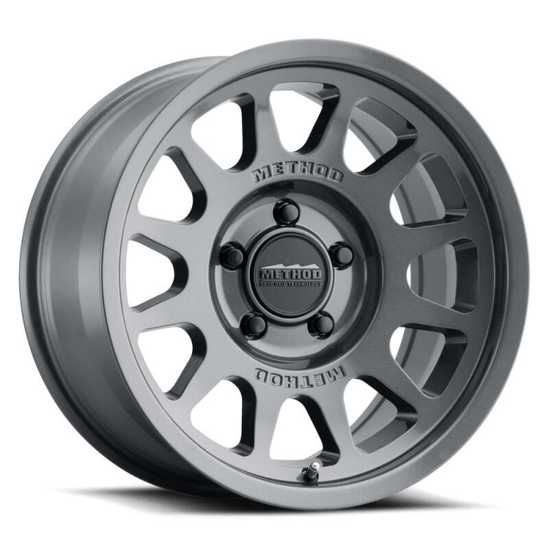 Method MR703 17x9 / -12mm Offset / 130.81mm Bore / 8x6.5 BP / 4.8in BS - Gloss Titanium Wheel