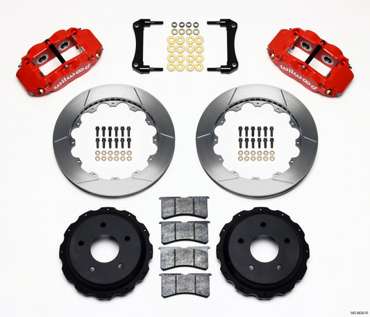 Wilwood Narrow Superlite 4R Rear Kit 12.88in Red 98-02 Camaro/Firebird