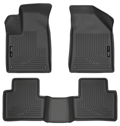 Husky Liners 15 Chrysler 200 Weatherbeater Black Front and Second Seat Floor Liners