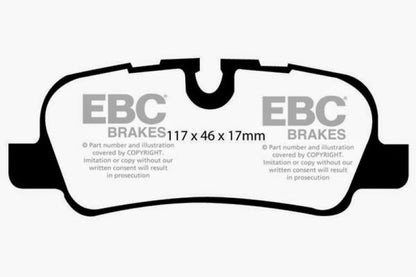 EBC 05-10 Land Rover LR3 4.4 Greenstuff Rear Brake Pads