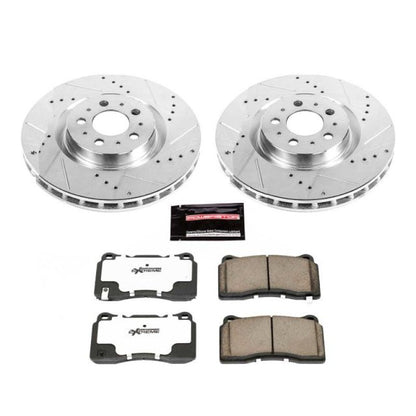 Power Stop 04-07 Volvo S60 Front Z26 Street Warrior Brake Kit