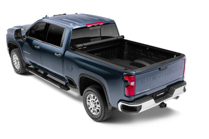 Lund 07-17 Chevy Silverado 1500 (6.5ft. Bed) Genesis Elite Roll Up Tonneau Cover - Black