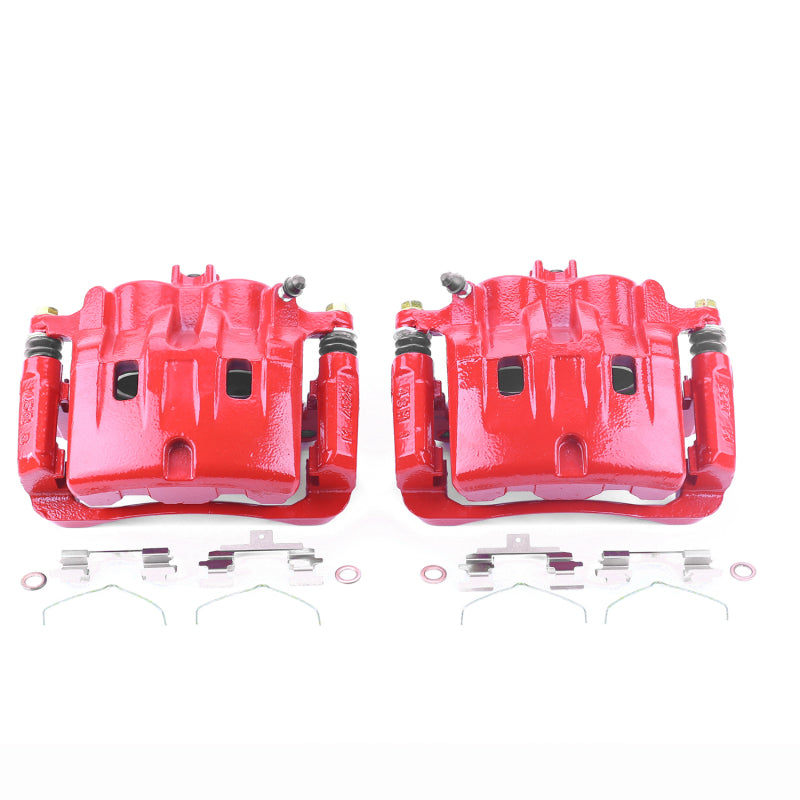 Power Stop 03-06 Acura MDX Front Red Calipers w/Brackets - Pair